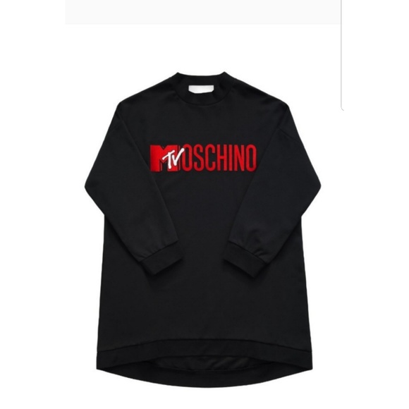 h&m moschino oversized dress